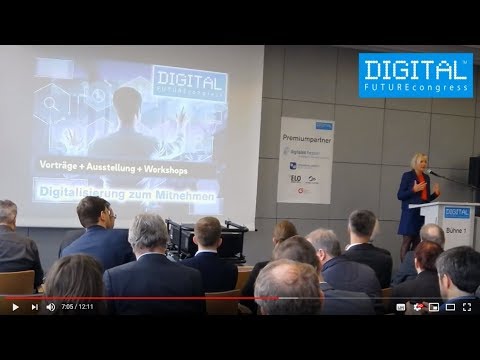 DIGITAL FUTUREcongress 14.02.2019 Messe Frankfurt Eröffnung Dr. Sinemus DigitalMinisterin Hessen