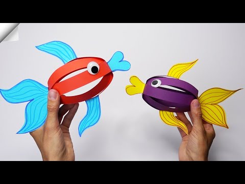 DIY paper crafts Paper Fish