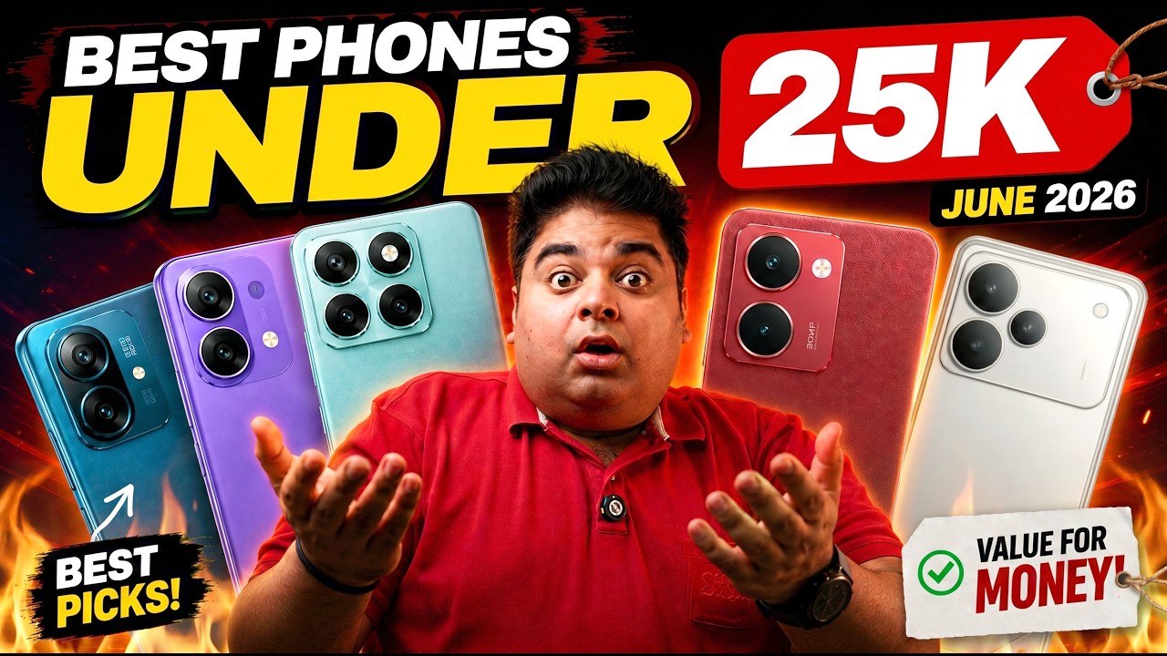 Best Smartphones Under ₹25,000 in June 2026 | Don't Buy Wrong Phones! | Gizmo Gyan