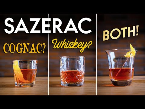 History of the Sazerac - Cognac or Whiskey Cocktail?