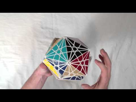 The Radio Star - Face Turning Icosahedron Twisty Puzzle (Radiolarian 11)