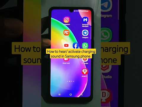 How to hear/ activate charging sound in Samsung phone #tipsandtricks #youtubeshorts #chargingsound