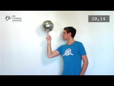Guinness World Record Holder Spins a ball on toothbrush again!