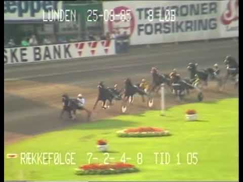 Dansk Trav Derby 1985 - Hawkeye & Axel Jacobsen