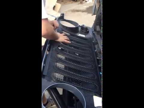 Safaripal 2007-2015 Jeep Wrangler JK 3D Mesh Grille Insert Cover with Lock Hole Installation Guide