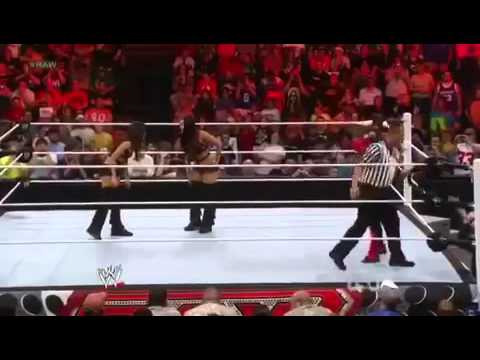 Layla vs the bella twins divas championship