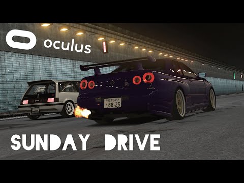 SUNDAY DRIVE to Tokyo - 600HP Skyline R34 GT-R | Assetto Corsa VR Gameplay [Oculus Rift]