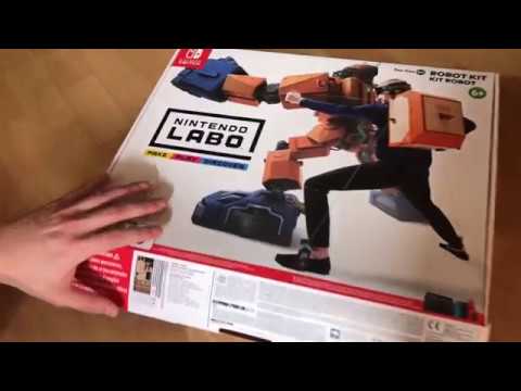 Nintendo Labo - Robot Kit unboxing and instructions