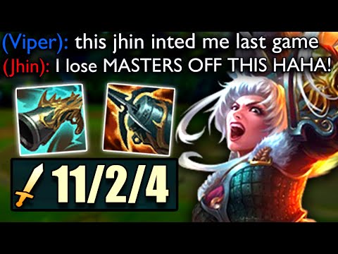 I try the new Season 11 Crit Riven Build and demote this Jhin back to Diamond