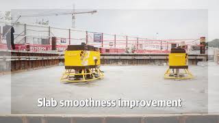 AI Concrete Slab Finisher Robot