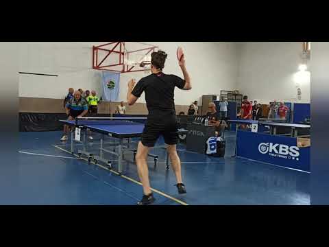 Open Cup men's singles. Semifinal. Peter Beranek (De) - Igor Roldugin (Ru)