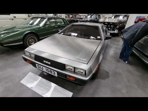 Classic vehicle - DeLorean DMC12 at Isle of Man Motor Museum - Jurby, Isle of Man