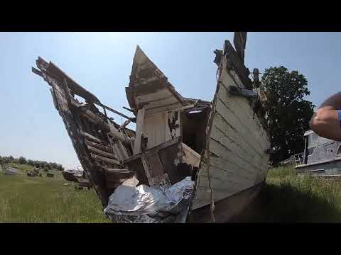 Vlog 112, Narrowboat Fit Out -  A bit more woodwork and a walk around the yard