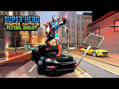Super Captain Flying Robot City Rescue Mission Gameplay