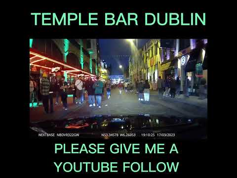 BREAKING NEWS Paddy's Day Live Footage from Temple Bar Dublin #shorts #paddysday #templebar