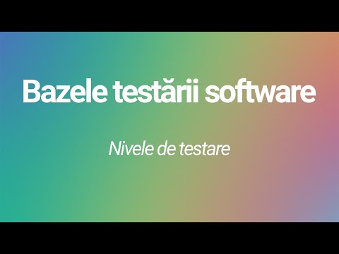 Nivele de testare | nuezit.ro