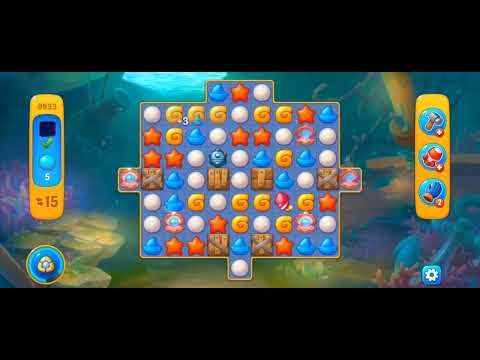 Fishdom Easy Level 9933 (with full horseshoe boosters) @choraelmin