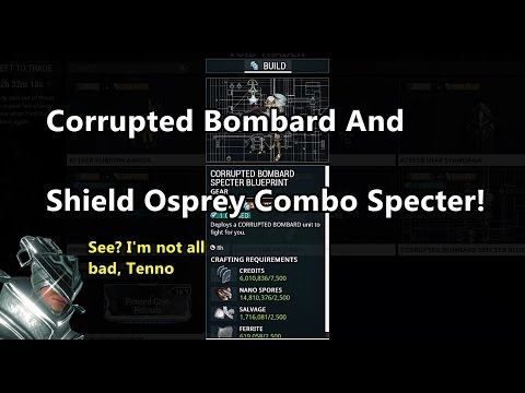 CORRUPTED BOMBARD SPECTER! Amazingly Fun Baro Item!