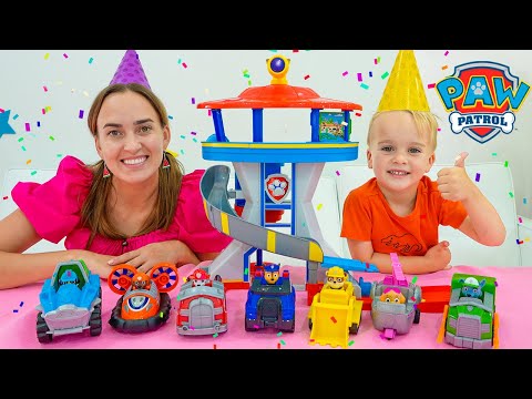 Aniversário de 10 anos da Patrulha Canina de Chris e mamãe