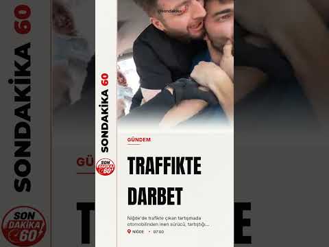 Trafikte akılalmaz olay: Kargo aracına girip sürücüyü darbetti