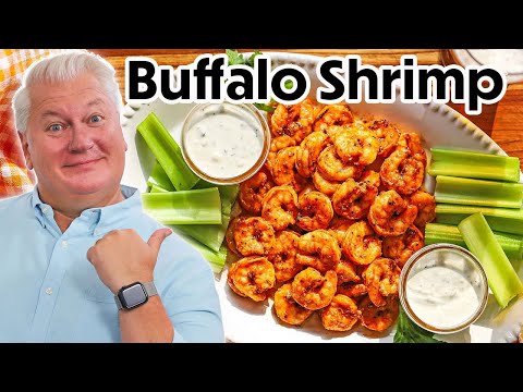 The Absolute BEST Grilled Buffalo Shrimp