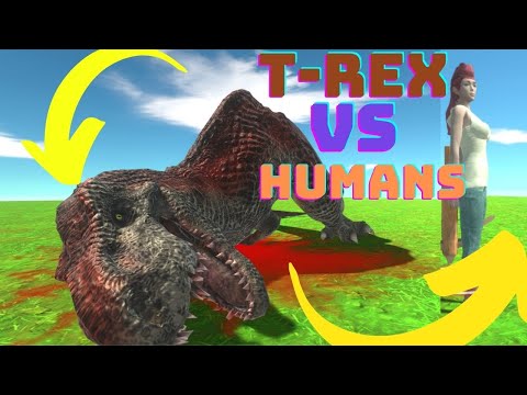 Animal Revolt Battle Simulator -TREX vs EVERY UNIT
