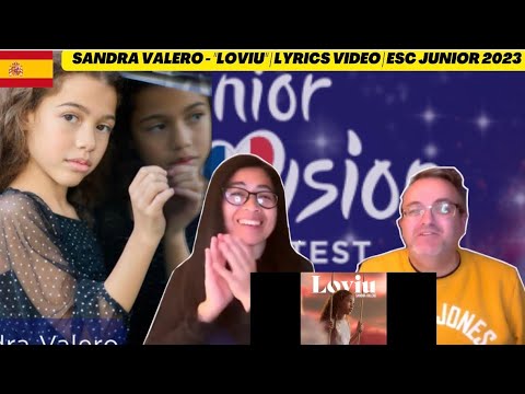 Sandra Valero - "Loviu" | Lyrics video | 🇪🇸Eurovision Junior 2023 |🇩🇰REACTION