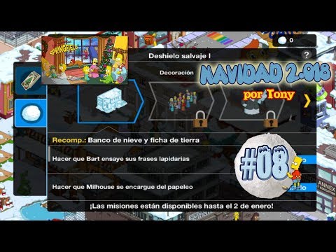 Los Simpson Springfield "Navidad'18: Capítulo 8 - Introducción al cuento: Deshielo Salvaje" por Tony