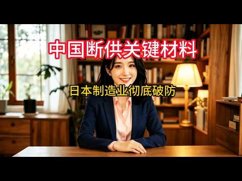 China's continuous disruption of key material supplies has completely breached the defenses of Ja...