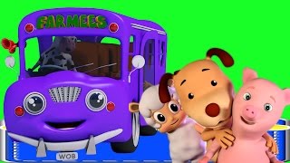 Ruedas en el autobús | Rima para niños | 3D Nursery rhyme | Kids Song | Wheels On The Bus