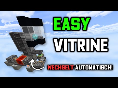 Automatische Item-VITRINE in Minecraft! (Wechselt durch!) [TUTORIAL] + INFOS!