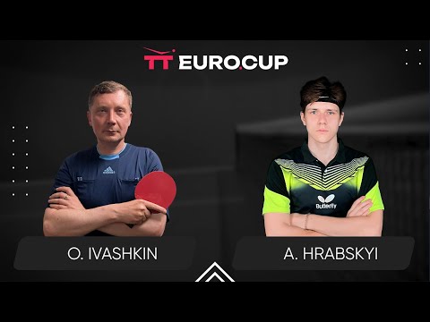 16:20 Oleksandr Ivashkin - Andrii Hrabskyi 29.02.2024 TT Euro.Cup Ukraine Master. TABLE 3