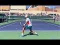 Novak Djokovic & Daniil Medvedev - 2024 IW Practice Match Highlights