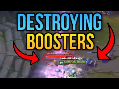 DESTROYING ELO BOOSTING ENEMY TEAM (DIAMOND FLEX, BRONZE SOLO) - League of Legends