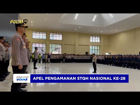 KAPOLDA SULAWESI TENGGARA PIMPIN APEL PENGAMANAN STQH NASIONAL KE-28