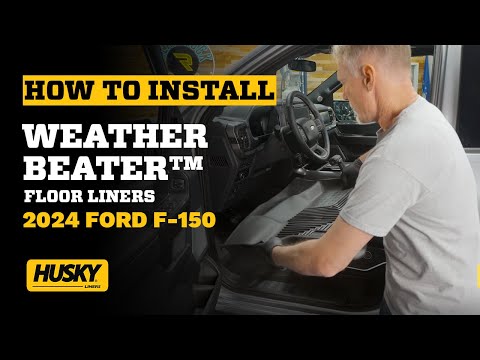DIY Install Husky Liners Weatherbeater Floor Liners on a 2024 Ford F-150