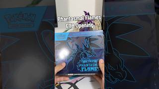 Phantasmal Flames ETB Opening #pokemon #pokemoncards #shorts