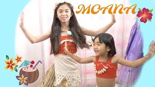 MOANA MAKEOVER with Kaycee &amp; Rachel