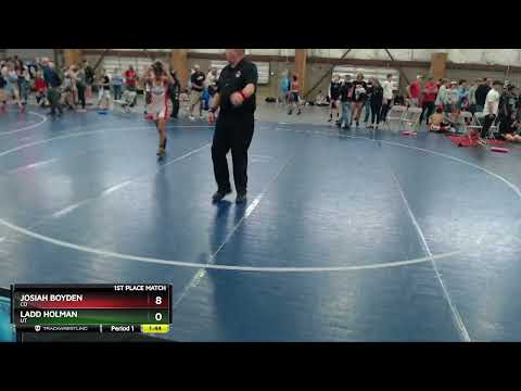 114 Lbs 1st Place Match - Josiah Boyden, CO Vs Ladd Holman, UT Aad3
