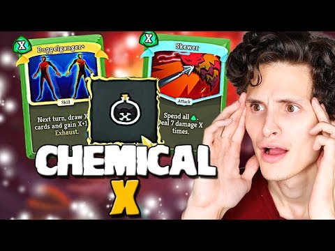 Slay The Spire - Silent New Chemical X Relic! | Skewer Combo Ascension 15