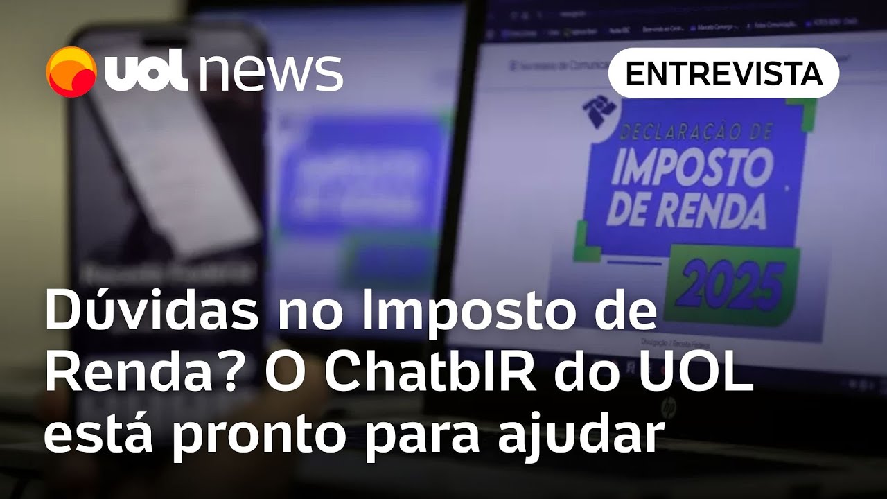 Imposto de Renda 2025: tire suas dúvidas sobre a declaração com o chatbot do UOL