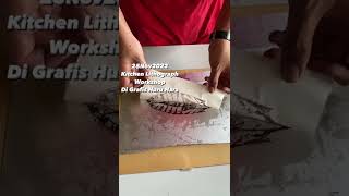 Kitchen Lithograph Workshop with Grafis Huru Hara