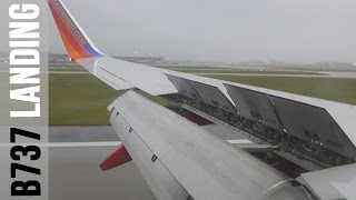 preview picture of video 'Landing at Houston Hobby Airport, Southwest Airlines Boeing B737-800'