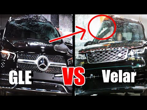 2021 Range Rover Velar vs Mercedes-Benz GLE ► Crash Test [EURO NCAP]