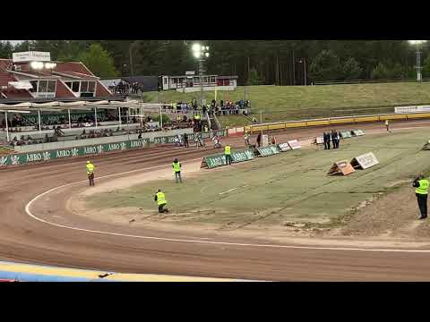 Dackarna - Västervik. Första starten i Heat 1.