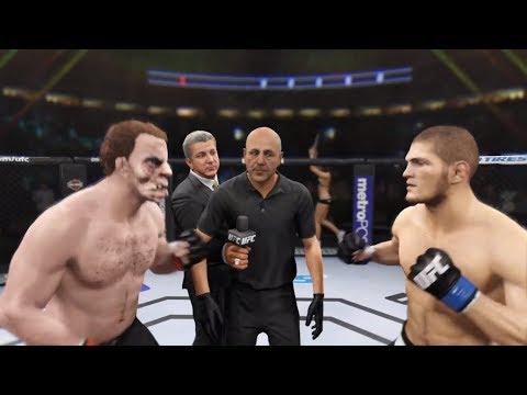 Bloodthirsty Ghoul vs. Khabib Nurmagomedov (EA sports UFC 2) - Crazy UFC 👊🤪