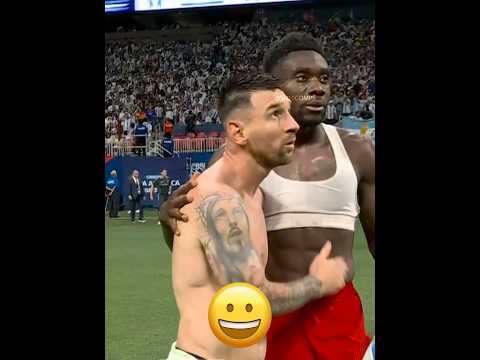 Messi & Alphonso Davies Friendship 🥰