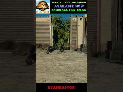 UTAHRAPTOR - Replacement Species Mod! - Jurassic World Evolution 2 Mods - #shorts