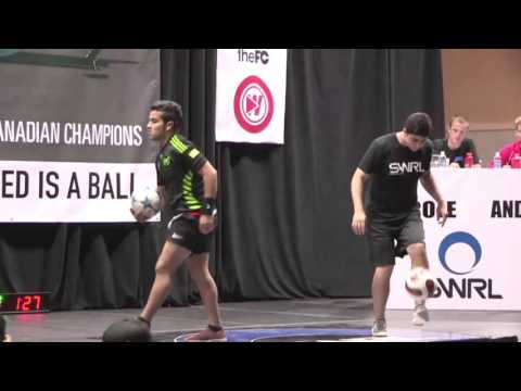 Marvin vs Daniel  1/8 North American Freestyle Soccer Championship