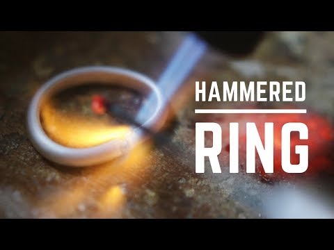 How to make a ring - from start to finish. Handcrafted silver ring.